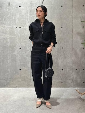 「アイテム（レッグウォーマー）」を使った、chaos_asaさん（レディース・162cm）の冬コーディネート