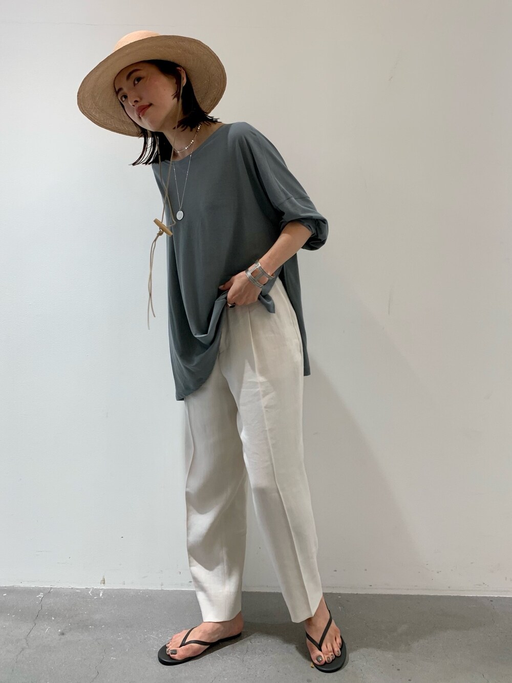 CHAOS - 【Chaos(カオス)】ソフィールツイスト ロングスリーブTシャツ白 Chaos（カオス）の「Chaos(カオス)/ソフィールツイスト ロングスリーブ