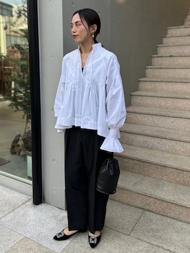 「アイテム（その他トップス）」を使った、chaos_asaさん（レディース・162cm・40代）の冬コーディネート