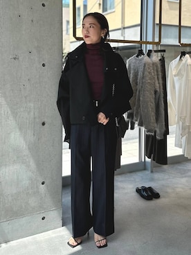 「アイテム（スラックス）」を使った、chaos_asaさん（レディース・162cm・40代）の夏コーディネート