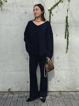 「アイテム（ブルゾン）」を使った、chaos_asaさん（レディース・162cm・40代）の秋コーディネート