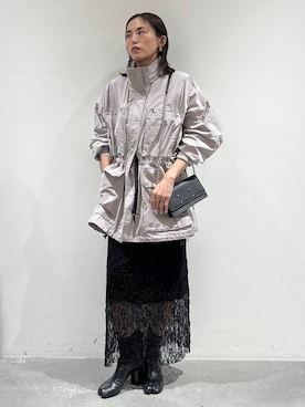 「アイテム（ブルゾン）」を使った、chaos_asaさん（レディース・162cm・40代）の夏コーディネート