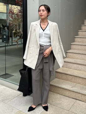 「アイテム（スウェットパンツ）」を使った、chaos_asaさん（レディース・162cm・40代）の秋コーディネート
