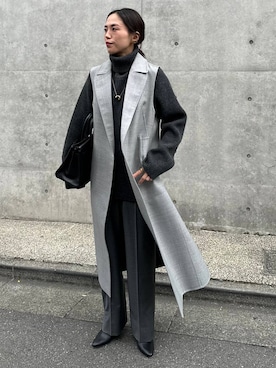 「アイテム（スラックス）」を使った、chaos_asaさん（レディース・162cm・40代）の秋コーディネート