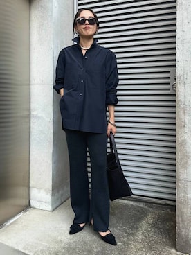 「アイテム（その他アウター）」を使った、chaos_asaさん（レディース・162cm・40代）の秋コーディネート