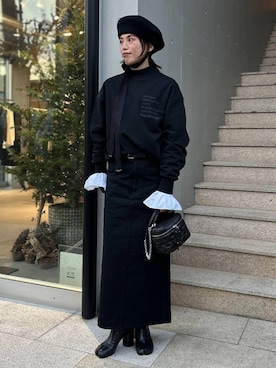 「アイテム（スカート）」を使った、chaos_asaさん（レディース・162cm・40代）の冬コーディネート