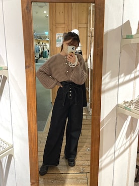 moekaさん（レディース・156cm）の秋コーディネート