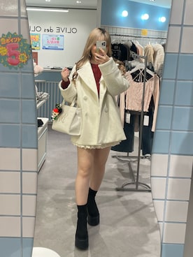 「イエベ春」｜moekaさん（レディース・156cm）の秋コーディネート