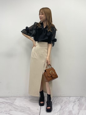 moekaさん（レディース・156cm）の春コーディネート