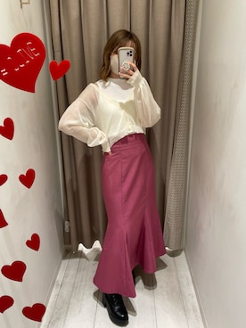 moekaさん（レディース・156cm）の春コーディネート