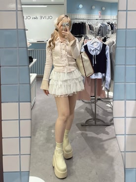 moekaさん（レディース・156cm）の春コーディネート