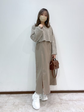 moekaさん(レディース・156cm)の冬コーディネート