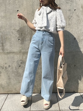 moekaさん（レディース・156cm）の春コーディネート