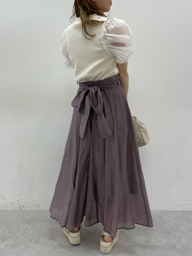 moekaさん（レディース・156cm）の春コーディネート