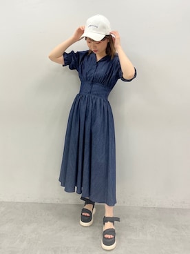 moekaさん（レディース・156cm）の春コーディネート