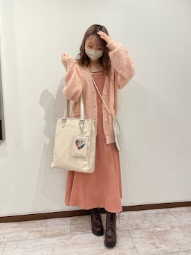 「ロングカーディガン」｜moekaさん（レディース・156cm・20代）の秋コーディネート