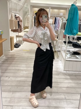 moekaさん（レディース・156cm）の春コーディネート