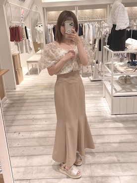 moekaさん（レディース・156cm）の春コーディネート