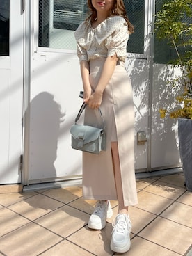 moekaさん（レディース・156cm）の春コーディネート