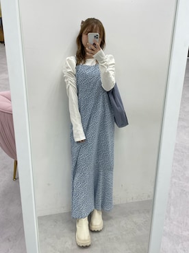 moekaさん（レディース・156cm）の冬コーディネート