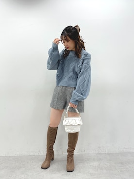 moekaさん（レディース・156cm）の秋コーディネート