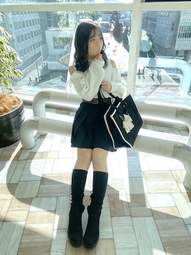 moekaさん（レディース・156cm）の秋コーディネート