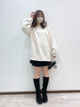 moekaさん(レディース・156cm)の冬コーディネート