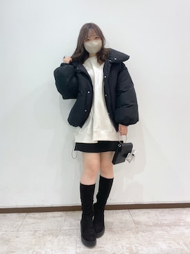 moekaさん(レディース・156cm)の冬コーディネート
