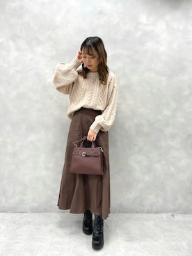 moekaさん（レディース・156cm）の秋コーディネート