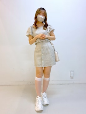 「ブラウスコーデ」｜moekaさん（レディース・156cm）の春コーディネート