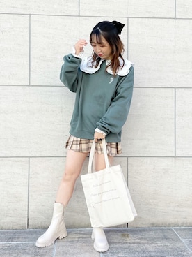 moekaさん（レディース・156cm）の秋コーディネート