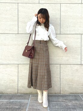 moekaさん(レディース・156cm)の秋コーディネート