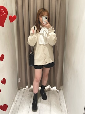 moekaさん（レディース・156cm）の春コーディネート