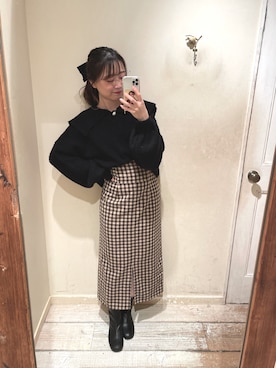 moekaさん（レディース・156cm）の秋コーディネート