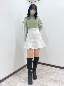 moekaさん（レディース・156cm）の冬コーディネート