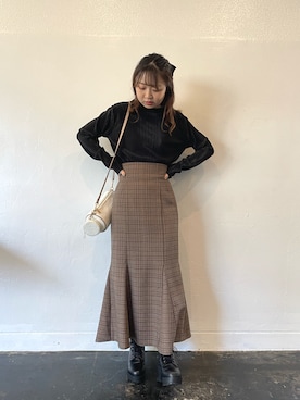 moekaさん（レディース・156cm）の秋コーディネート