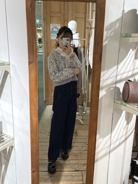 moekaさん（レディース・156cm）の冬コーディネート