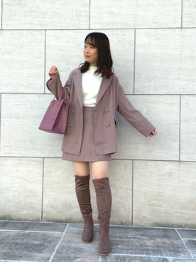 moekaさん（レディース・156cm）の秋コーディネート