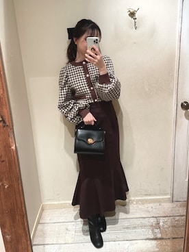 moekaさん（レディース・156cm）の秋コーディネート