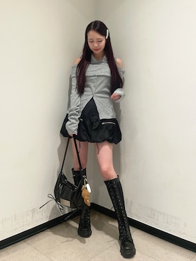 TOMOKA  さん（骨格ウェーブ・レディース・156cm）の冬コーディネート