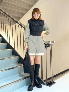 ayaさん（レディース・165cm）の冬コーディネート