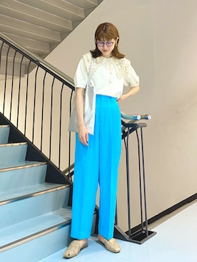 「KBF（ケイビーエフ）のアイテム（財布/小物）」を使った、ayaさん（レディース・165cm）の夏コーディネート