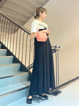 「KBF（ケイビーエフ）のアイテム（財布/小物）」を使った、ayaさん（レディース・165cm）の春コーディネート