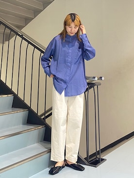 「KBF（ケイビーエフ）のアイテム（シューズ）」を使った、ayaさん（レディース・165cm）の冬コーディネート
