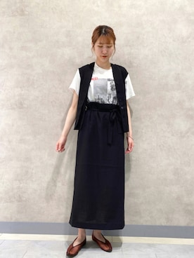 「KBF（ケイビーエフ）のアイテム（ワンピース/ドレス）」を使った、ayaさん（レディース・165cm）の夏コーディネート