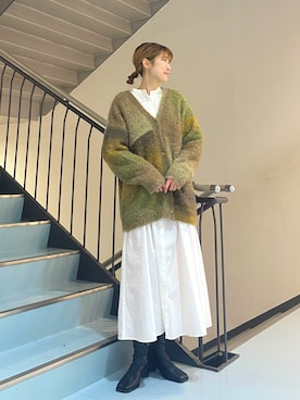 「KBF（ケイビーエフ）のアイテム（シューズ）」を使った、ayaさん（レディース・165cm）の秋コーディネート