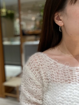 「K10ピアス」｜nさん（レディース・154cm）の冬コーディネート