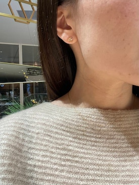 「URBAN RESEARCH（アーバンリサーチ）のアイテム（ピアス（両耳用））」を使った、nさん（レディース・154cm）の冬コーディネート