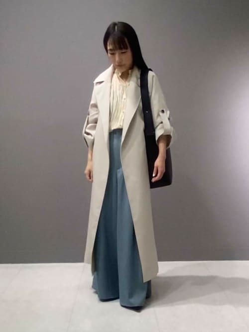 URBAN RESEARCH ROSSO｜ハイウエストタックワイドパンツ