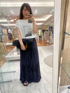 「URBANRESEARCH」｜「アイテム（アクセサリー）」を使った、nさん（レディース・154cm）の夏コーディネート